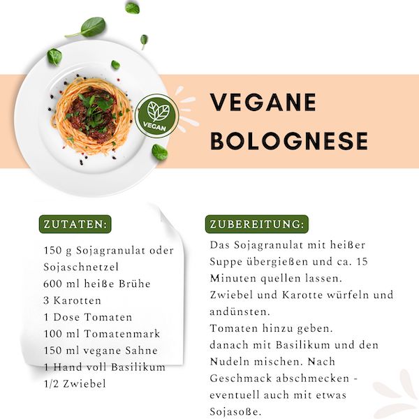 vegane bolognese